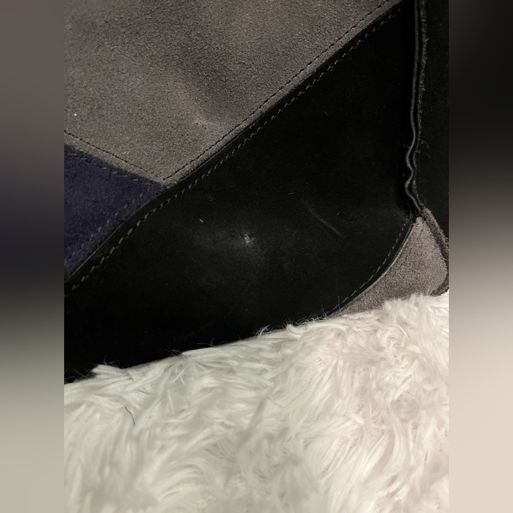 Emma Fox suede patchwork bag - Picture 4 of 16